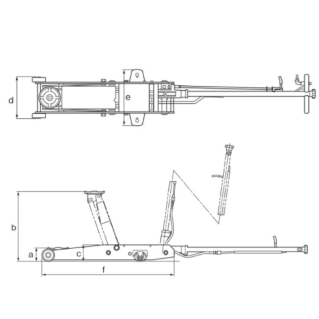 マサダ製作所 エアージャッキ 低床型 ３ｔ ASJ-30ML | 低床車両向けの